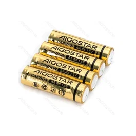 Aigostar Pilas de Carbono-Zinc R6P (AA) 1.5V, Pack de 4 unidades