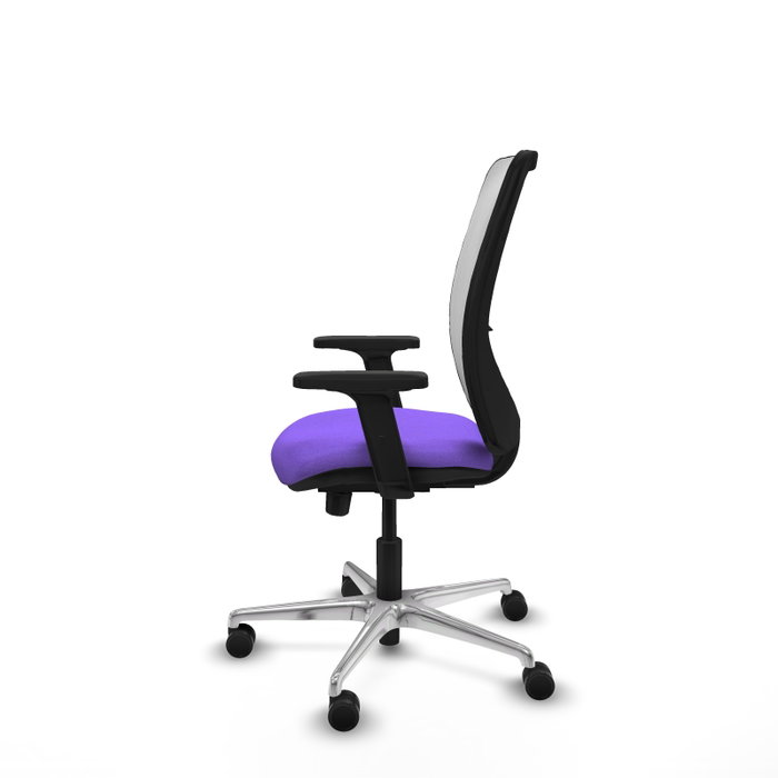 PIQUERAS Y CRESPO Silla de oficina Zulema con mecanismo Sincro/Traslack, Lila y Blanco PIQUERAS Y CRESPO Silla de oficina Zulema con mecanismo Sincro/Traslack, Lila y Blanco