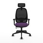 PIQUERAS Y CRESPO Silla de oficina Cilanco Morada con mecanismo Sincro/Traslack