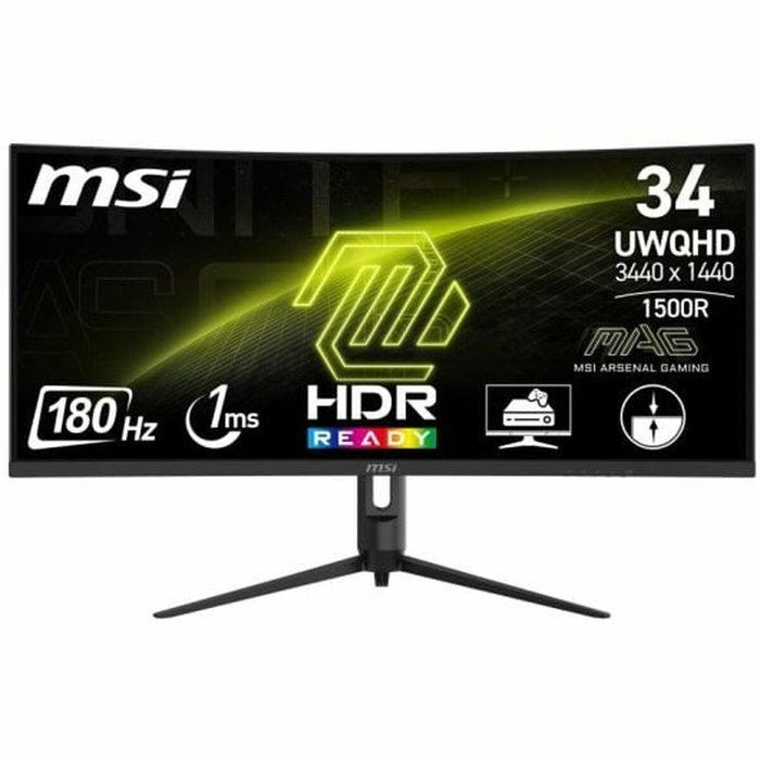 MSI MAG 342CQR E2 Monitor Gaming Curvo 34 pulg UltraWide Quad HD 180 Hz VA