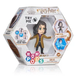 Wow stuff Figura LED WOW POD Sirius Black Harry Potter con Luz UV y Pegatinas, Coleccionable, Sensor IR, Incluye Hojas Decorativas, 5055394023338