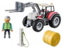 PLAYMOBIL Tractor eléctrico grande con accesorios Country 71305