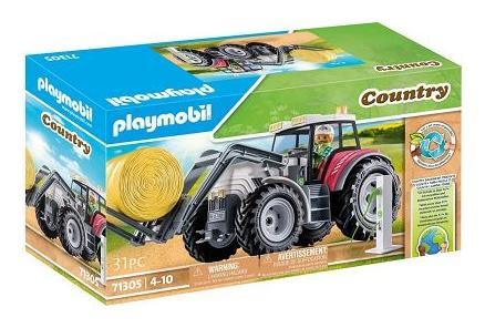 PLAYMOBIL Tractor eléctrico grande con accesorios Country 71305