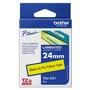 Brother Cinta Laminada TZeC51 Amarillo Fluorescente/Negro 24mm