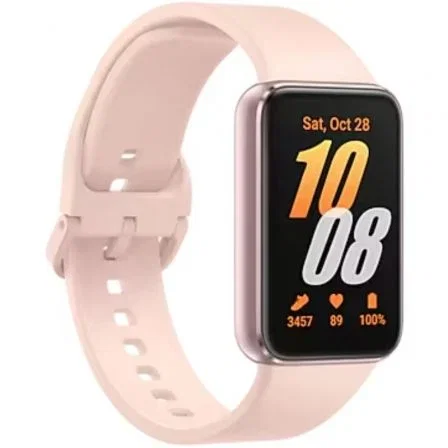 Samsung SM-R390NIDAEUB Pulsera Smartband Galaxy Fit 3 Rosa, Pantalla AMOLED 1.6", Batería hasta 13 días, Monitorización Sueño y Salud
