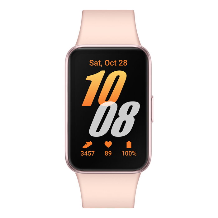 Samsung SM-R390NIDAEUB Pulsera Smartband Galaxy Fit 3 Rosa, Pantalla AMOLED 1.6", Batería hasta 13 días, Monitorización Sueño y Salud