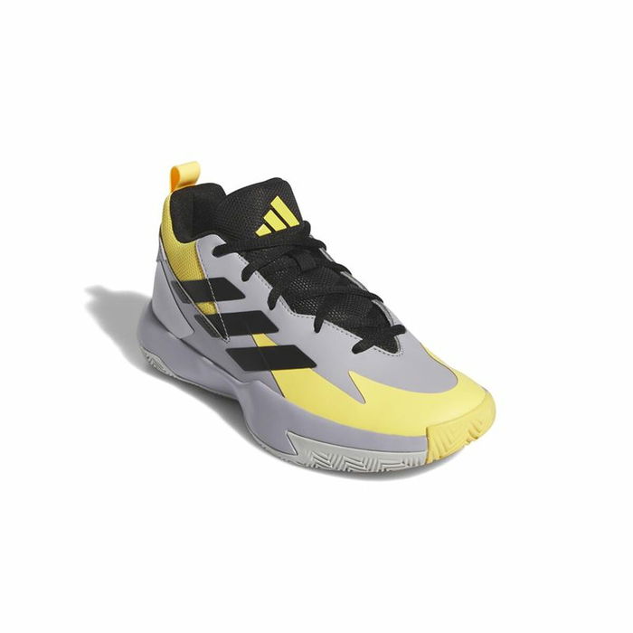 Zapatillas de Baloncesto para Niños Adidas Cross Em Up Select Mid Amarillo Gris