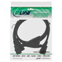 InLine Cable de alimentación 16657J C14 a 2x C13, 1m