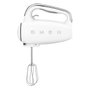 Smeg HMF01WHEU Batidora de Mano 250W 9 Velocidades Diseño Retro Color Crema