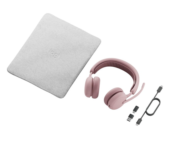 Logitech Zone Wireless 2 ES Auriculares Inalámbricos de Diadema Rosa