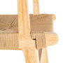 Silla Brazos Natural Madera 61 X 59 X 85 cm (Set de 2)