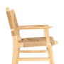 Silla Brazos Natural Madera 61 X 59 X 85 cm (Set de 2)