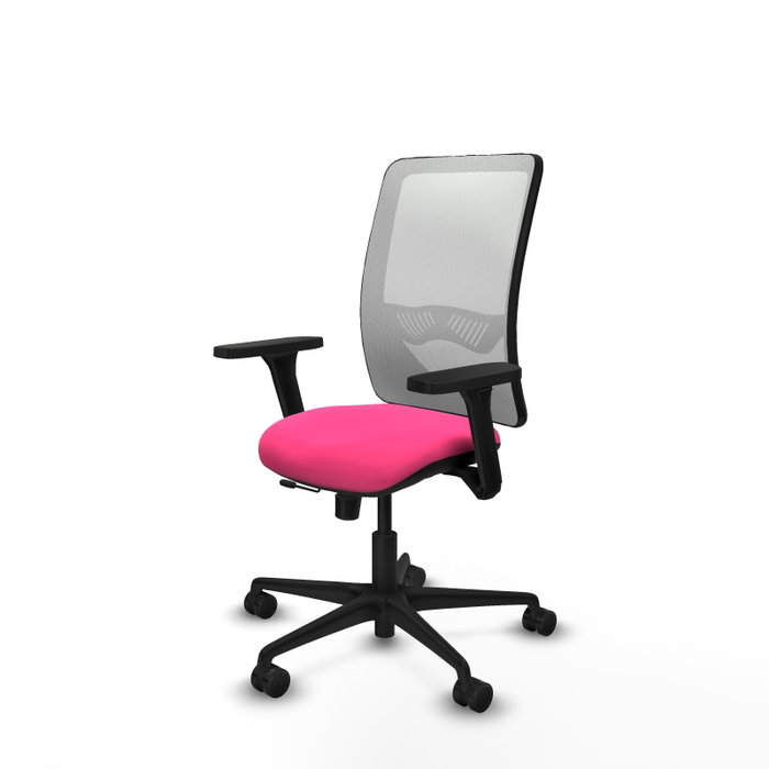 PIQUERAS Y CRESPO Silla de oficina Zulema Rosa con mecanismo Sincro/Traslack PIQUERAS Y CRESPO Silla de oficina Zulema Rosa con mecanismo Sincro/Traslack