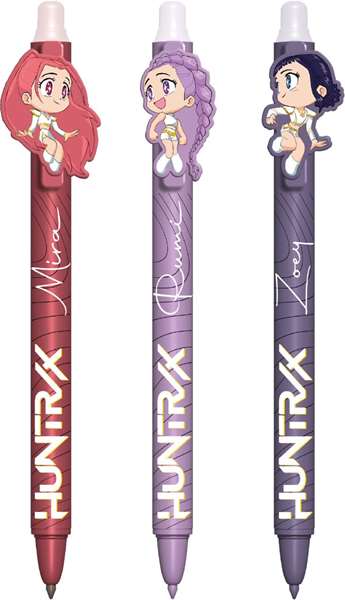 Kids Euroswan Pack de 3 Bolígrafos de Gel K-Pop Demon Hunters con Tinta Borrable Kids Euroswan Pack de 3 Bolígrafos de Gel K-Pop Demon Hunters con Tinta Borrable