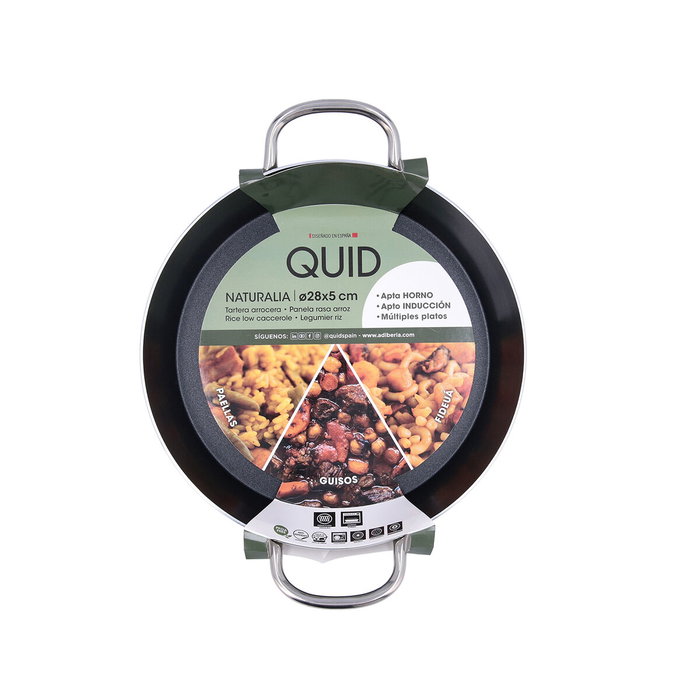 Quid Tartera Arrocera Naturalia 28x5 cm - 1,6 L Verde
