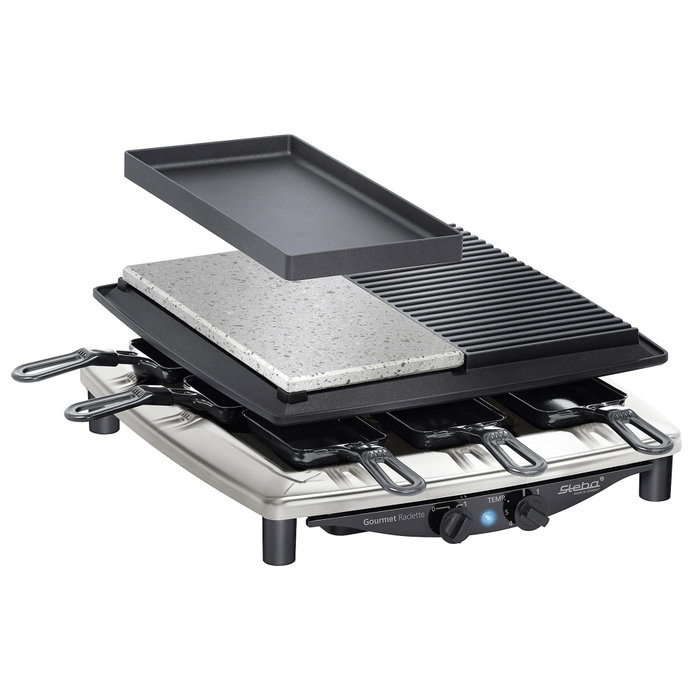 Steba RC 4 Plus Deluxe Chrome Raclette