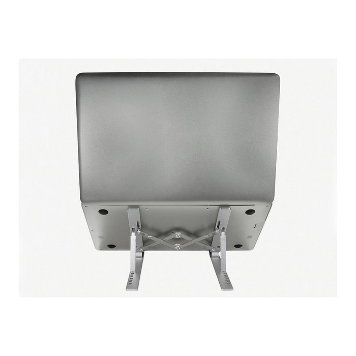 Conceptronic Soporte de refrigeración ERGO de aluminio plegable, Plata