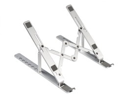 Conceptronic Soporte de refrigeración ERGO de aluminio plegable, Plata