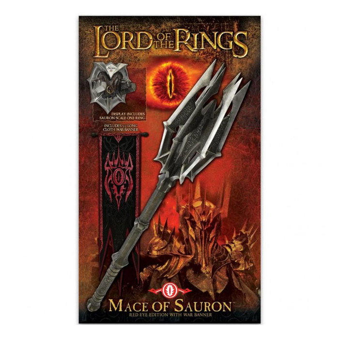 El Señor de los Anillos Réplica 1/1 Mazo de Sauron con Anillo Único