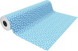 Basika Papel de Regalo Infantil Diseño Nubes Bobina 62 cm x 85 m