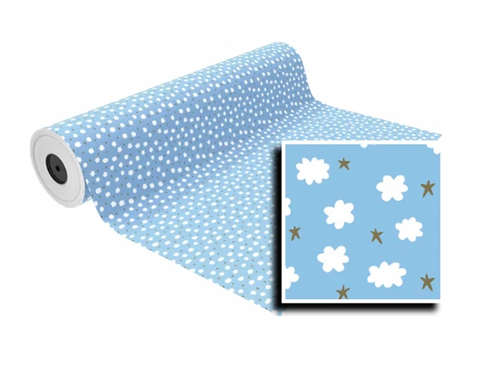 Basika Papel de Regalo Infantil Nubes 62 cm x 85 m