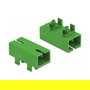 DeLOCK Acoplador de fibra óptica SC Simplex hembra a SC Simplex hembra monomodo verde, plano, conector tipo SC hembra para PCB