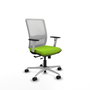 PIQUERAS Y CRESPO Silla de oficina Haches Pistacho/Blanco con Mecanismo Sincro/Traslack