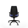 PIQUERAS Y CRESPO Silla de oficina Elche Azul claro con brazos 1D