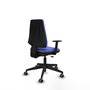 PIQUERAS Y CRESPO Silla de oficina Elche Azul claro con brazos 1D