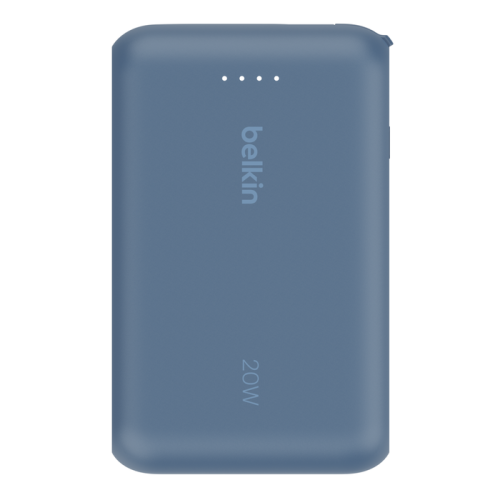 Belkin Power Bank BoostCharge 10.000 mAh con cable USB-C integrado, Azul Belkin Power Bank BoostCharge 10.000 mAh con cable USB-C integrado, Azul