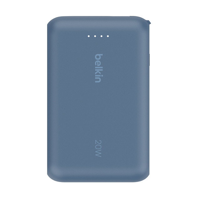 Belkin Power Bank BoostCharge 10.000 mAh con cable USB-C integrado, Azul Belkin Power Bank BoostCharge 10.000 mAh con cable USB-C integrado, Azul