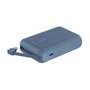 Belkin Power Bank BoostCharge 10.000 mAh con cable USB-C integrado, Azul