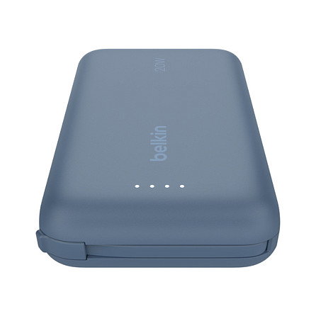 Belkin Power Bank BoostCharge 10.000 mAh con cable USB-C integrado, Azul Belkin Power Bank BoostCharge 10.000 mAh con cable USB-C integrado, Azul