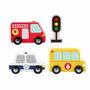 Fisher Price Paquete de 5 vehículos auxiliares para empujar