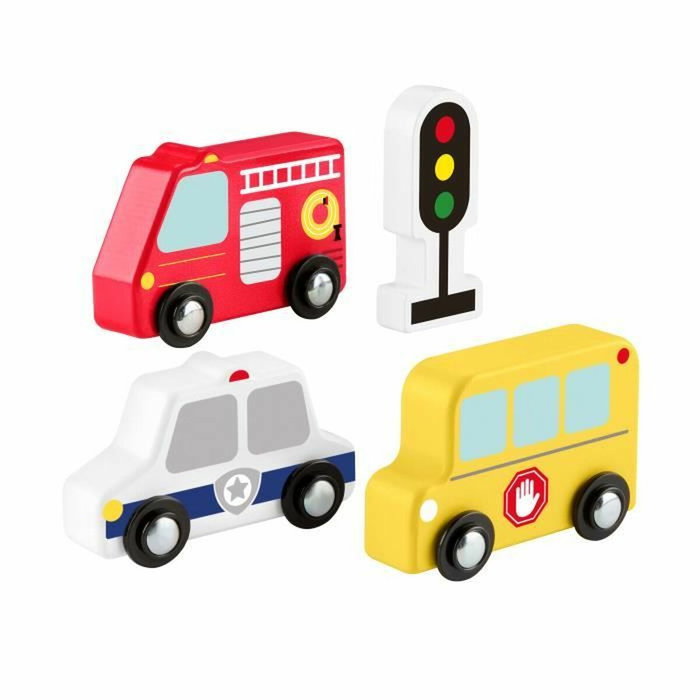 Fisher Price Paquete de 5 vehículos auxiliares para empujar Fisher Price Paquete de 5 vehículos auxiliares para empujar