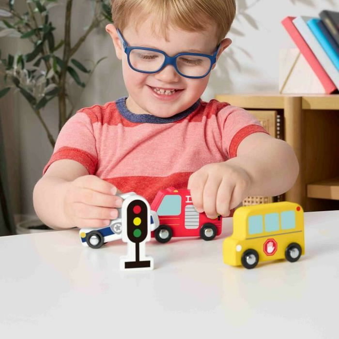 Fisher Price Paquete de 5 vehículos auxiliares para empujar Fisher Price Paquete de 5 vehículos auxiliares para empujar
