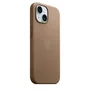 Apple MT3C3ZM/A Funda con MagSafe para iPhone 15 (6.1") Gris Pardo - Microsarga Trenzada, Reciclada, Protección contra Caídas y Rayones