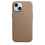 Apple MT3C3ZM/A Funda con MagSafe para iPhone 15 (6.1") Gris Pardo - Microsarga Trenzada, Reciclada, Protección contra Caídas y Rayones