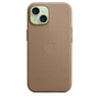 Apple MT3C3ZM/A Funda con MagSafe para iPhone 15 (6.1") Gris Pardo - Microsarga Trenzada, Reciclada, Protección contra Caídas y Rayones