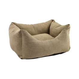 Nayeco Cuna para Perro o Gato Fibra Camel, Acolchada y Lavable, Tamaño S 53x44x24 cm