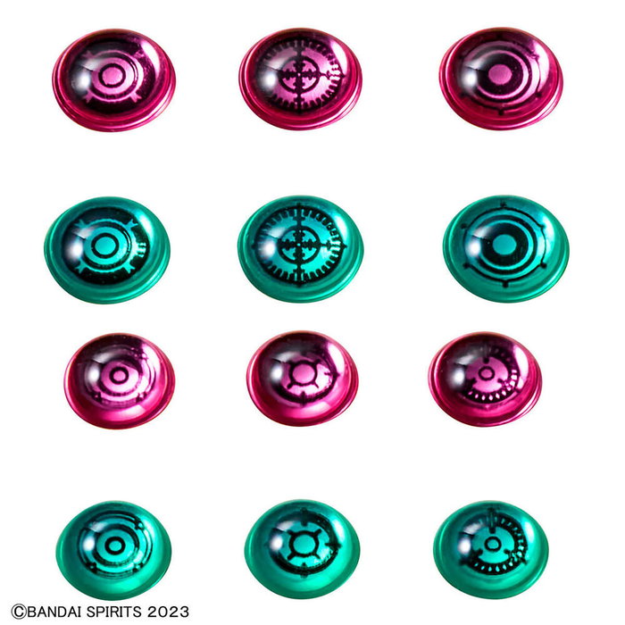 BANDAI HOBBY Pegatinas Lente 3D Customize Material 30MM / 30MS efecto lenticular 30mm rosa y verde