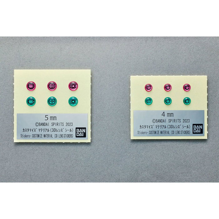 BANDAI HOBBY Pegatinas Lente 3D Customize Material 30MM / 30MS efecto lenticular 30mm rosa y verde