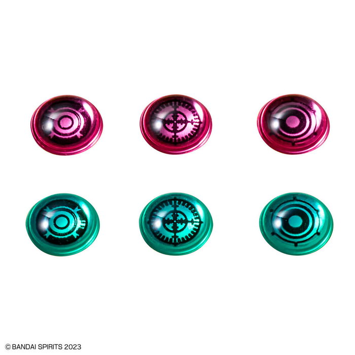 BANDAI HOBBY Pegatinas Lente 3D Customize Material 30MM / 30MS efecto lenticular 30mm rosa y verde