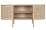 DKD Home Decor Morefond rejilla 23 Mueble TV Moderno Natural 120 x 43.5 x 60 cm