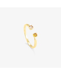 Radiant Anillo Gold Frontal P. color FANTASY Dorado Talla 55