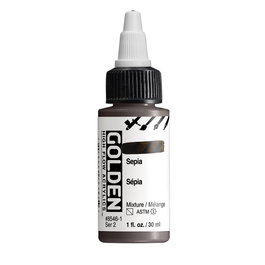 Golden High Flow Colores Acrílicos Sepia 30 ml