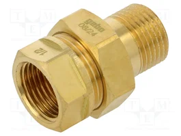 GEBO Conector Doble BR G 1/2 Gracias a su diseño de conexión de tornillo