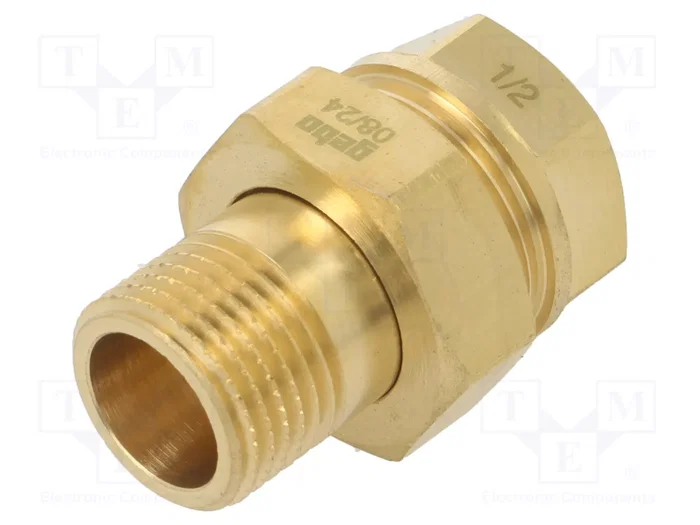 GEBO Conector Doble BR G 1/2 Gracias a su diseño de conexión de tornillo