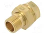 GEBO Conector Doble BR G 1/2 Gracias a su diseño de conexión de tornillo