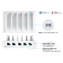 GoodConnections PCA-D006W Estación de Carga Rápida USB de Mesa 110W, 10 Puertos (5x USB-C/5x USB-A) con QC3.0, Color Blanco